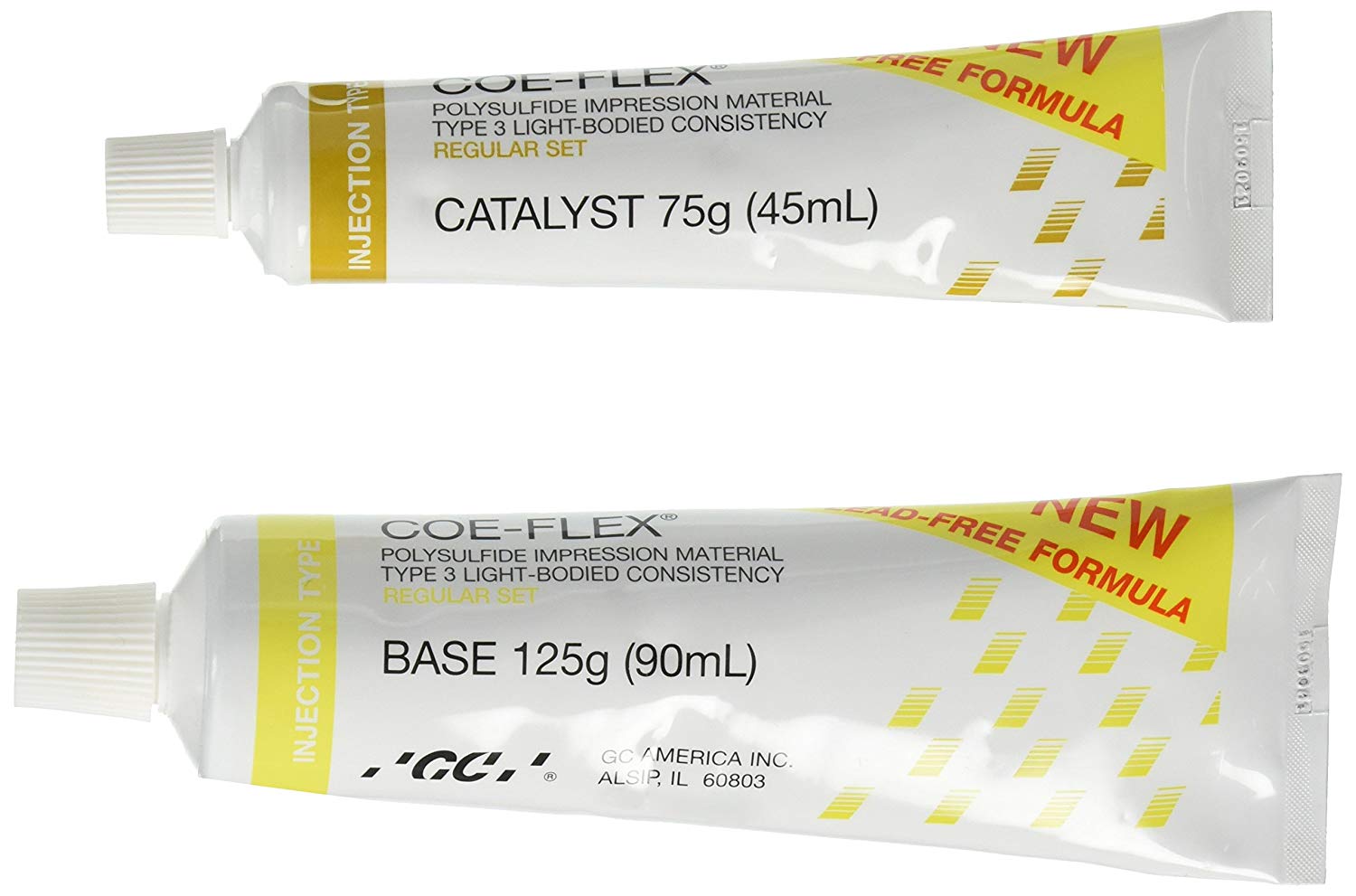 GC 131103 Coe Flex Impression Material Light Injection Base & Catalyst GC 131103 Coe Flex Impression Material Light Injection Base & Catalyst